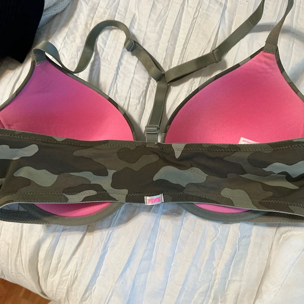 VS Camouflage racer back bra - Picture 3 of 4